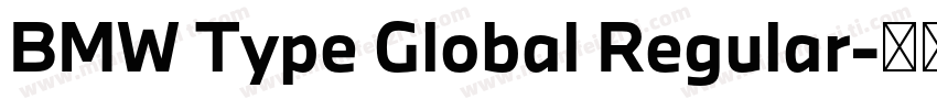 BMW Type Global Regular字体转换
